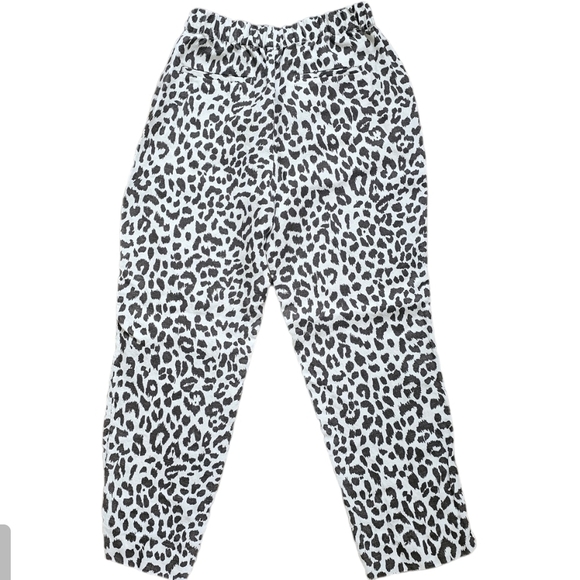J. CREW Linen blend patio pant in leopard print - Picture 6 of 6